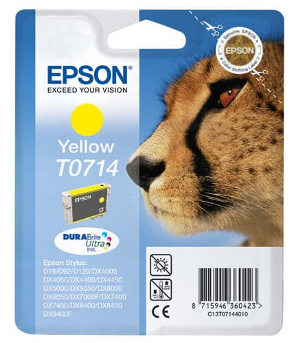 Epson T0714 Tinte C13T07144010 yellow
